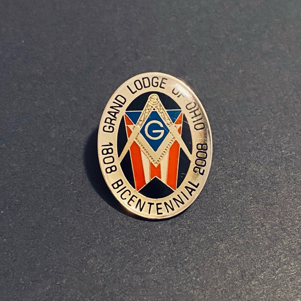 Masonic Freemason Ohio Grand Master Lapel Pin